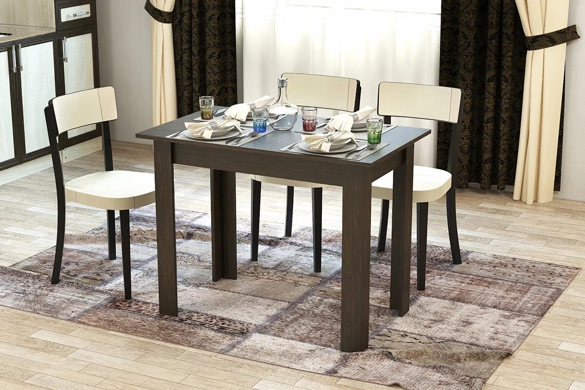 Кухонные столы в пензе фото и цены Обеденный стол ВВР - купить с доставкой, цена в Первый Гипермаркет Мебели