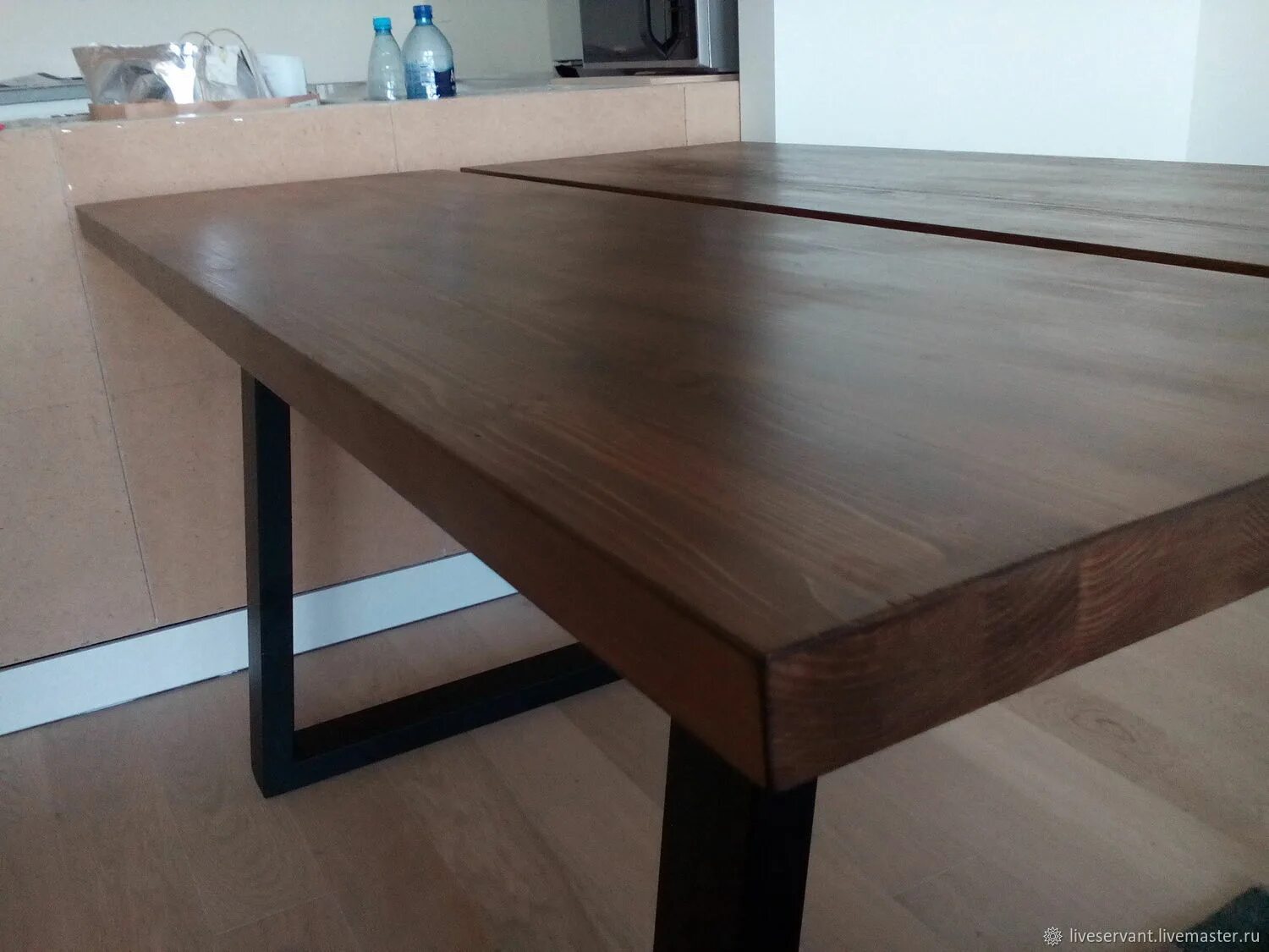 Кухонные столы в стиле лофт раздвижные Стол "Loft Trapezoid" (мод.) обеденный в стиле Лофт купить в интернет-магазине Я