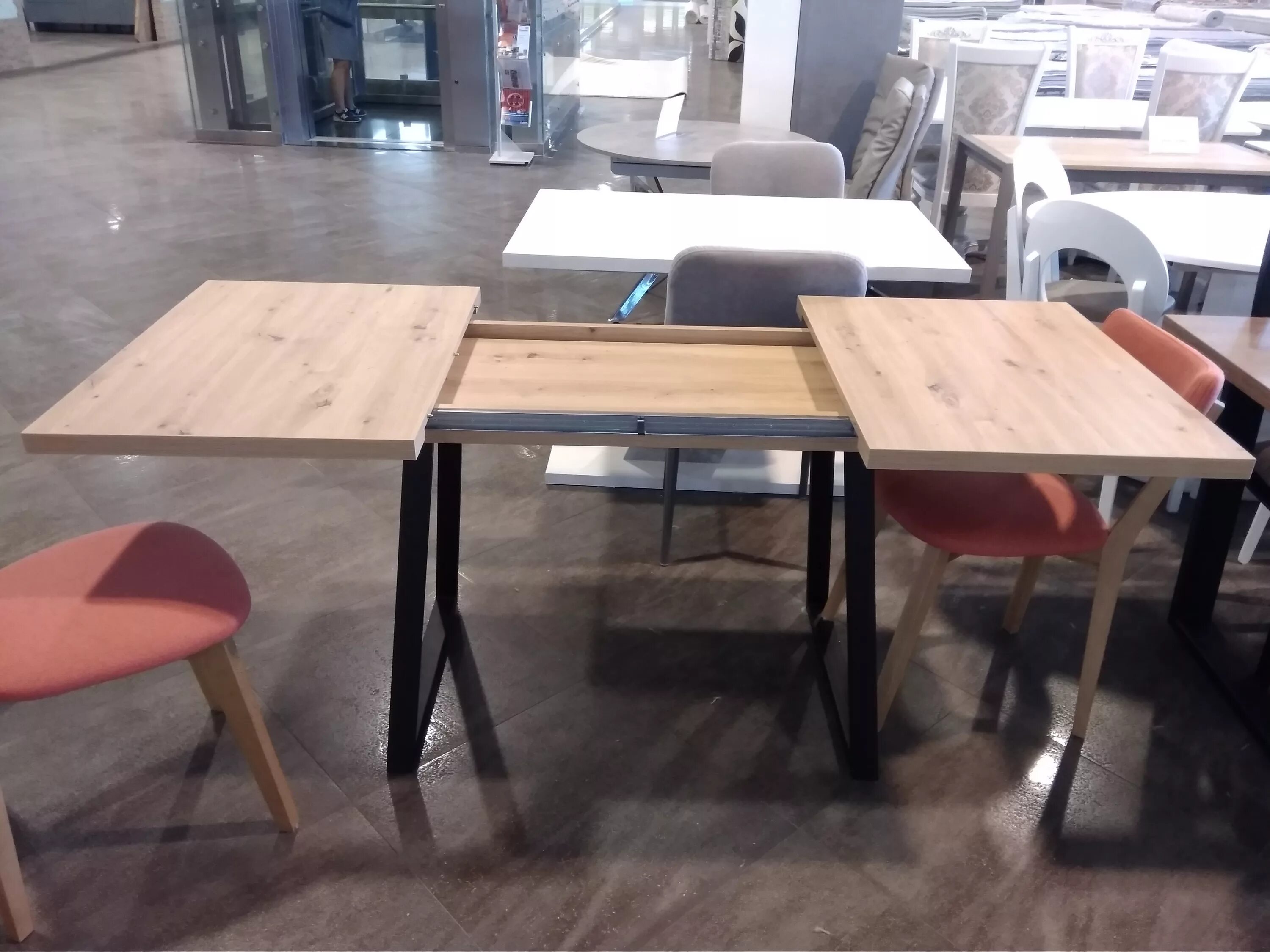 Кухонные столы в стиле лофт раздвижные Купить современный обеденный раздвижной стол LOFT ARTISAN в интернет магазине ме