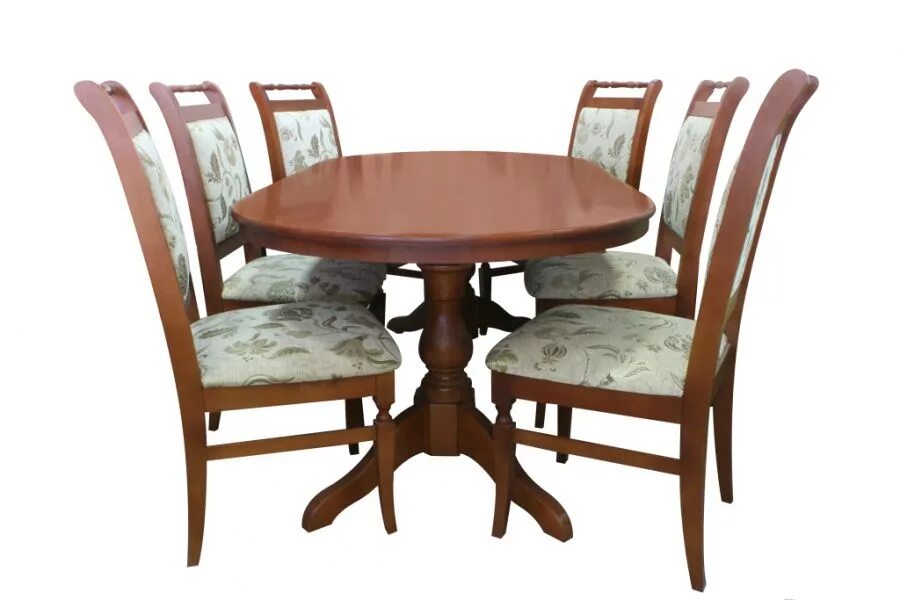 Кухонные столы в уфе фото и цены Обеденная группа Стол Лидер, стул Премьер-М / Мебельная фабрика "Массив", г. Уфа