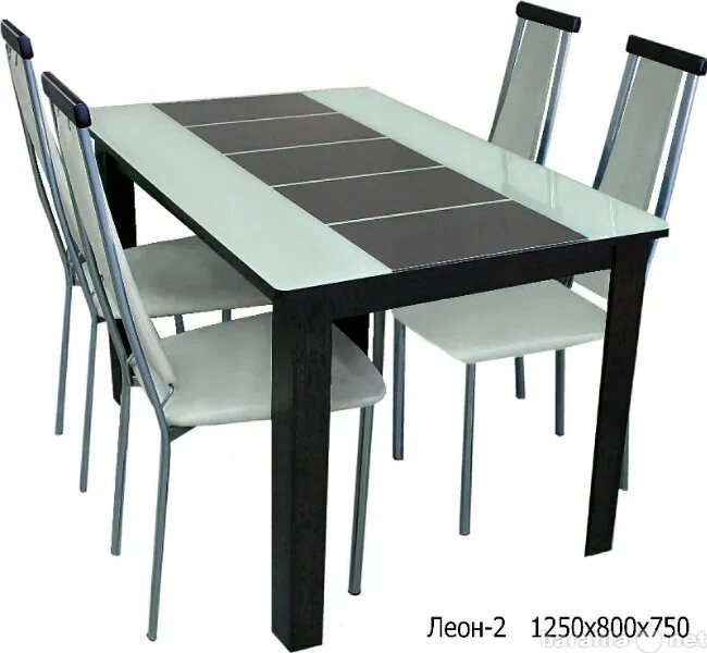 Кухонные столы в уфе фото и цены Купить обеденный стол Milio Corporation Леон 2 в Стерлитамаке - объявление № Т-6