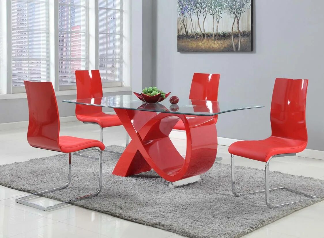 Кухонные стулья фото Red Dining Room Furniture Sets - Best Spray Paint for Wood Furniture Check more 