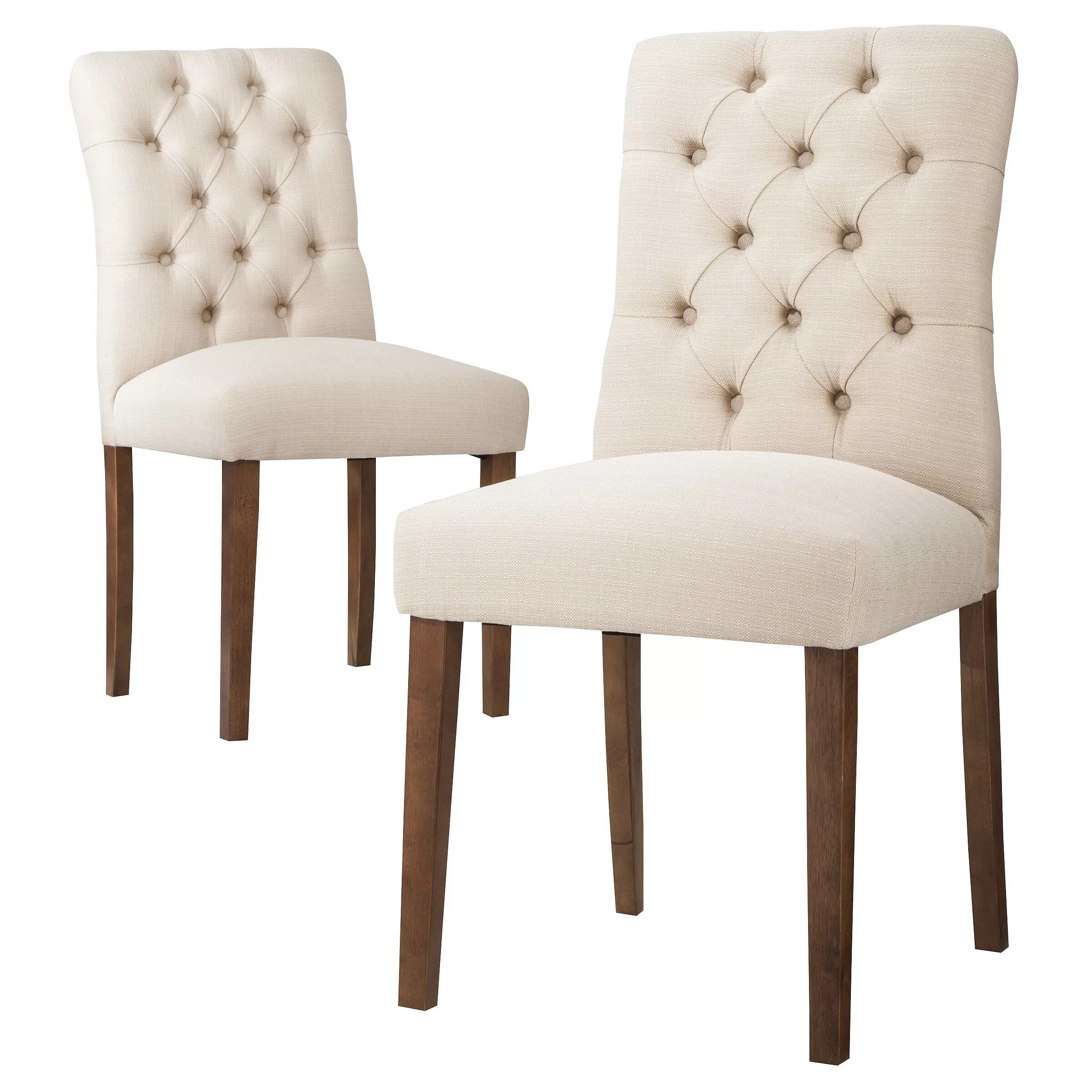Кухонные стулья со спинкой мягкие фото Threshold ™ Brookline Tufted Dining Chair - Set of 2 Tufted dining chairs, Dinin