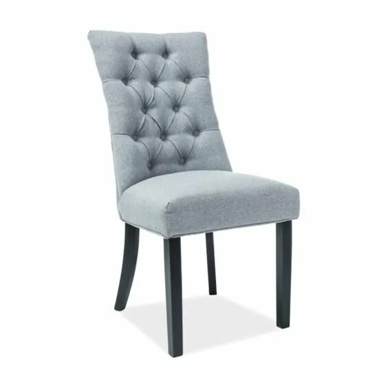 Кухонные стулья со спинкой мягкие фото Стул Signal aleksander, серый, купить за 19 653.50 ₽ в интернет-магазине Леомебе