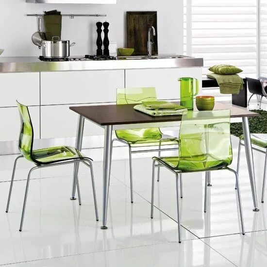 Кухонные стулья в интерьере кухни Colorful Bright Chairs for Modern Kitchen and Dining Room modern bright chairs С
