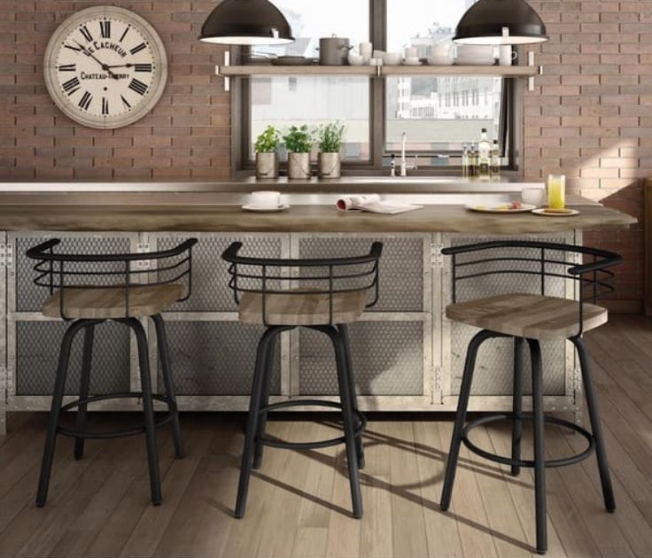 Кухонные стулья в стиле лофт Pin by Robbie Penny on Bohemian Rap City Counter stools, Metal counter stools, M