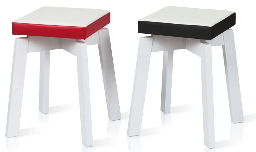 Кухонные табуретки фото Taboret LAKIEROWANY ORION stołek miękkie siedzisko - 7346282596 - oficjalne arch