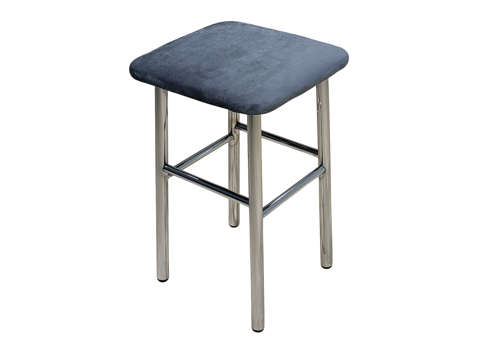 Кухонные табуретки фото и цены Табурет Кухонный Хром / Велютто 32 - купить в магазине Парк Мебели. Цена. Фото.