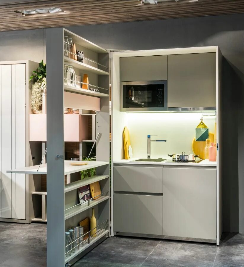 Кухонные трансформеры для маленькой кухни фото Кухня CLEI Living & Young System KITCHEN BOX. Living & Young System. Купить в Мо