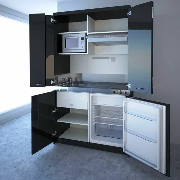 Кухонные трансформеры для маленькой кухни фото compact kitchen Compact kitchen design, Compact kitchen, Tiny house kitchen