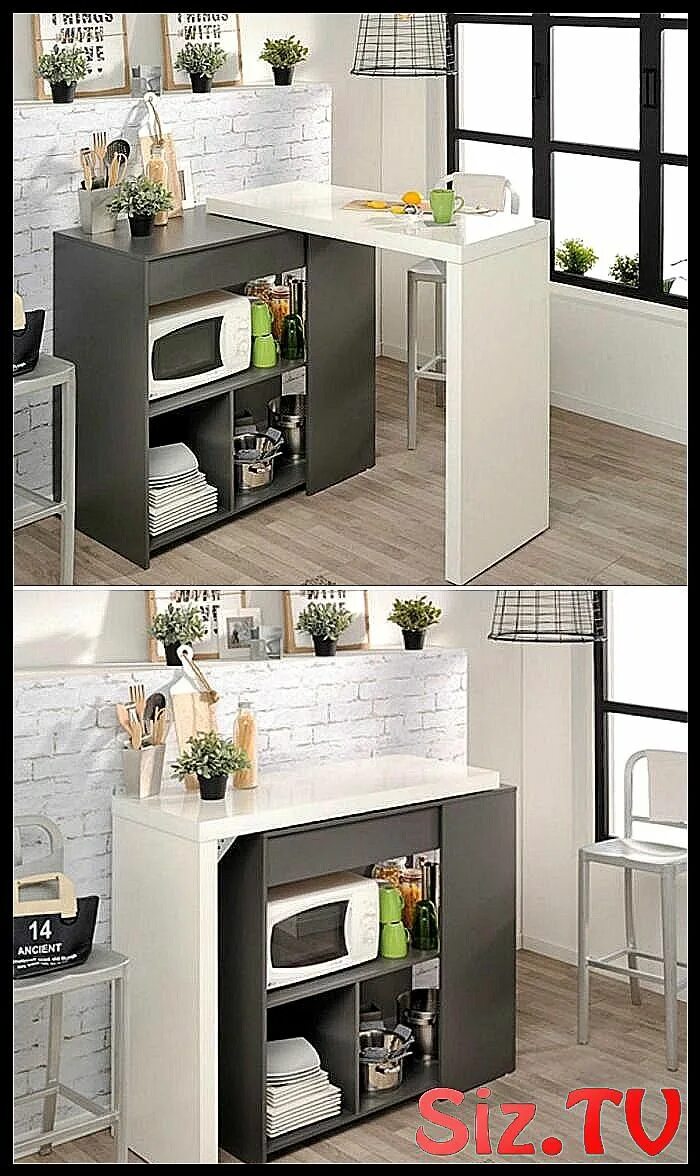 Кухонные трансформеры для маленькой кухни фото Twenty dining tables that work great in small spaces Twenty dining tables that w