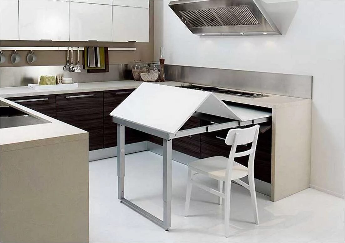 Кухонные трансформеры для маленькой кухни фото Кухня-трансформер (35 фото): выбор круглого кухонного гарнитура-трансформера и д