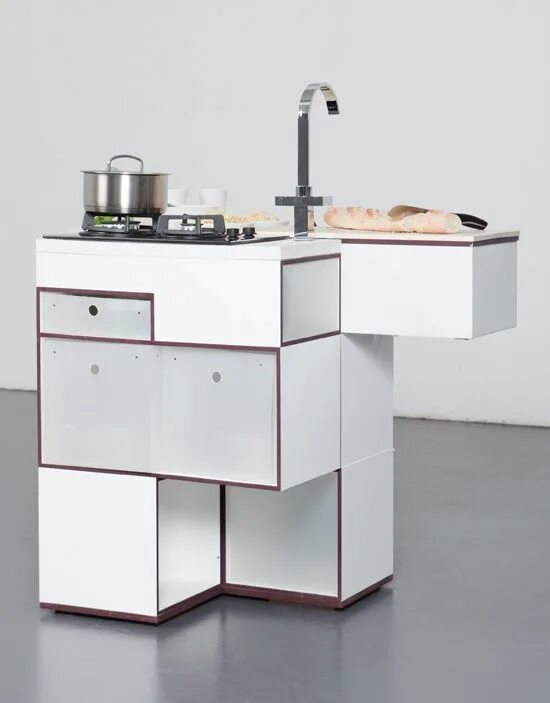 Кухонные трансформеры для маленькой кухни фото robert schierjott + ulrich kohl: carre Compact kitchen, Compact kitchen design, 