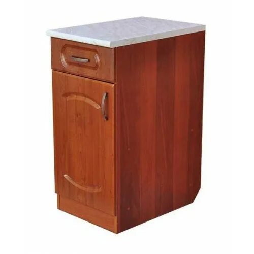 Кухонные тумбочки фото Тумба со столешницей Классик 400*600*850 с выдвижным ящиком, цвет бук купить в П