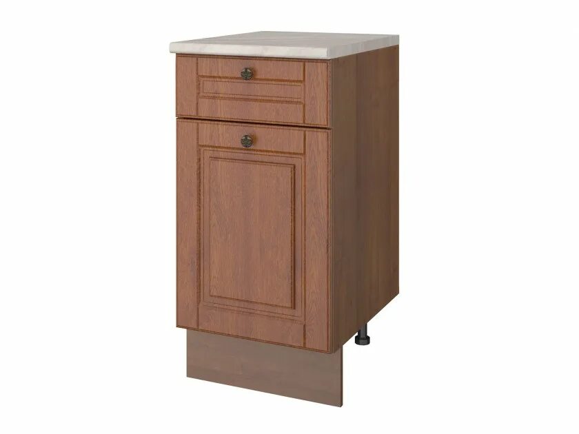 Кухонные тумбочки фото Шкаф напольный с ящиком Lima 40 см 40х84х60 МДФ арт. 10095776, купить в Москве п