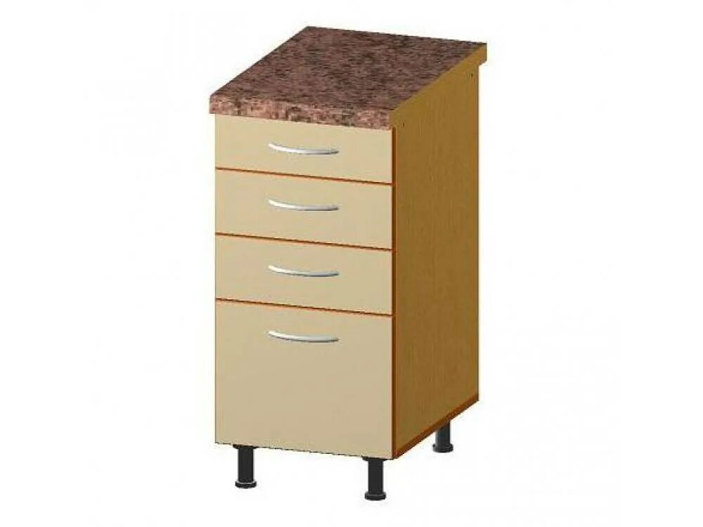 Кухонные тумбочки фото Тумба для кухни с выдвижными ящиками: кухонный стол с полками и напольная тумбоч