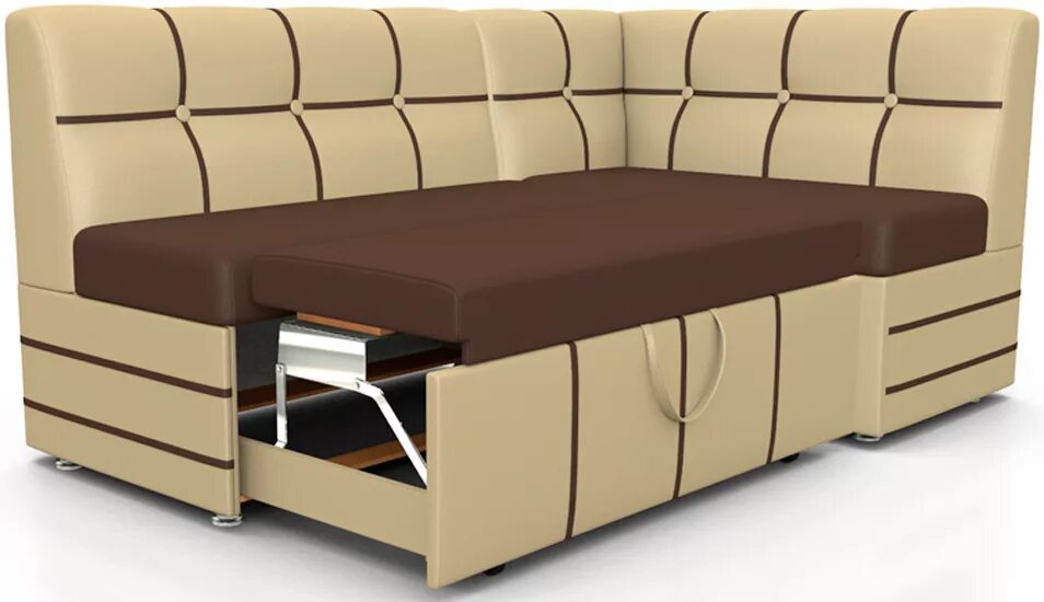 Кухонные угловые диваны со спальным местом фото Угловой диван со спальным местом на кухню (56 фото): характеристика кухонных уго