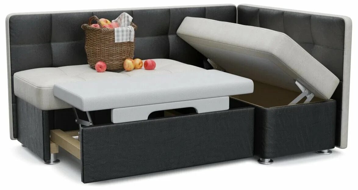 Кухонные угловые диваны со спальным местом фото Маленькие угловые диваны со спальным местом до 190 - Дом Мебели.ру