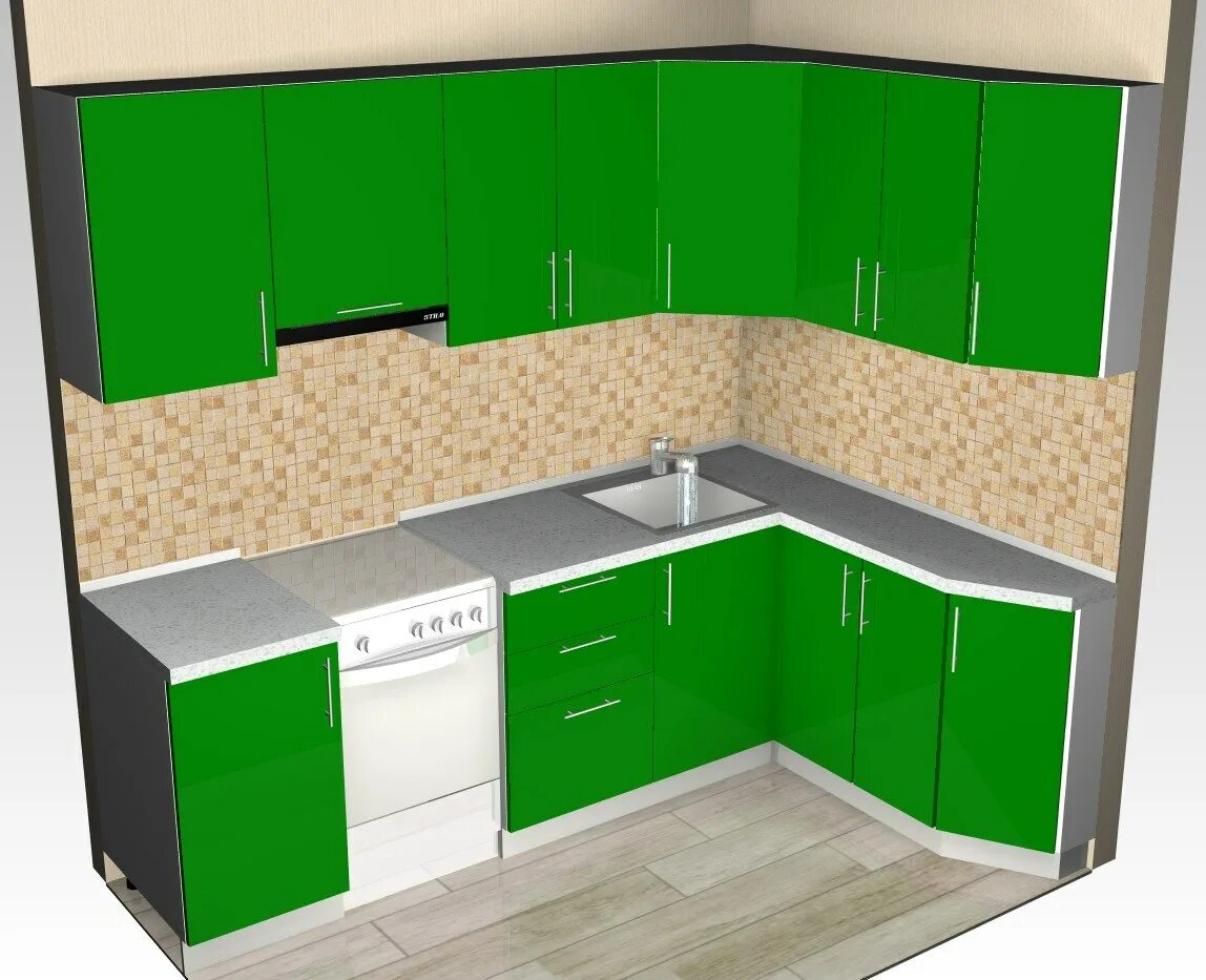 Кухонные угловые фото и цены Угловые кухни 1 6 угловая: найдено 87 картинок