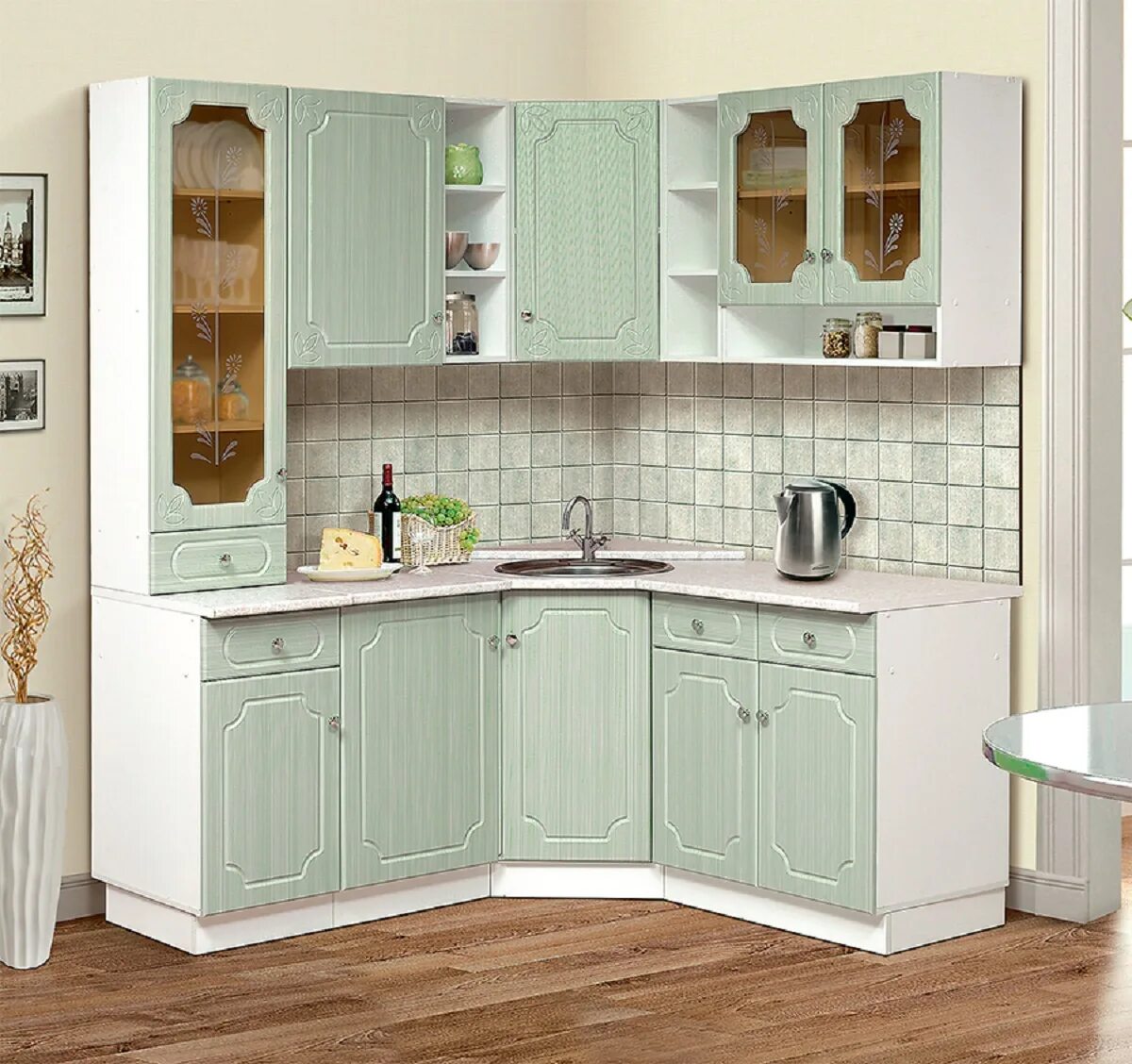 Кухонные угловые кухни недорогие фото Кухонная мебель угловая для маленькой кухни - CormanStroy.ru