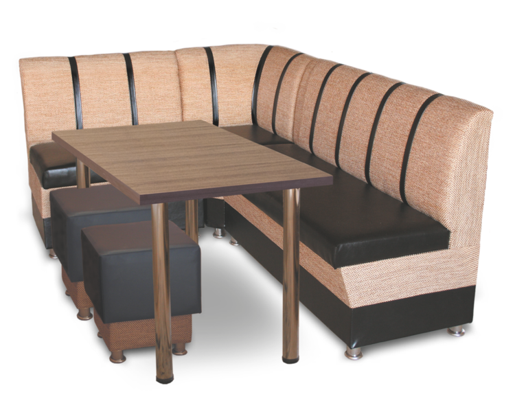 Кухонные уголки со столом фото цена Купить мягкий кухонный уголок Грант со столом и пуфиками в Анапе