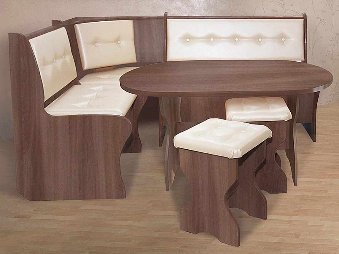 Кухонные уголки в красноярске фото цены Обеденная зона "Жасмин" (BTS) мебельной фабрики "BTS" (Россия) купить по цене 16