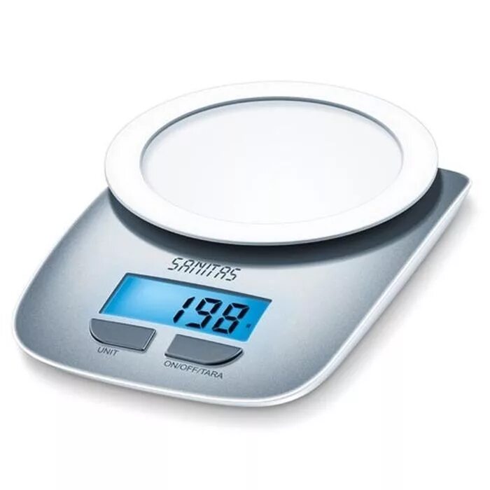 Кухонные весы фото Электронные Кухонные весы Sanitas SKS20, белый купить по низкой цене в интернет-
