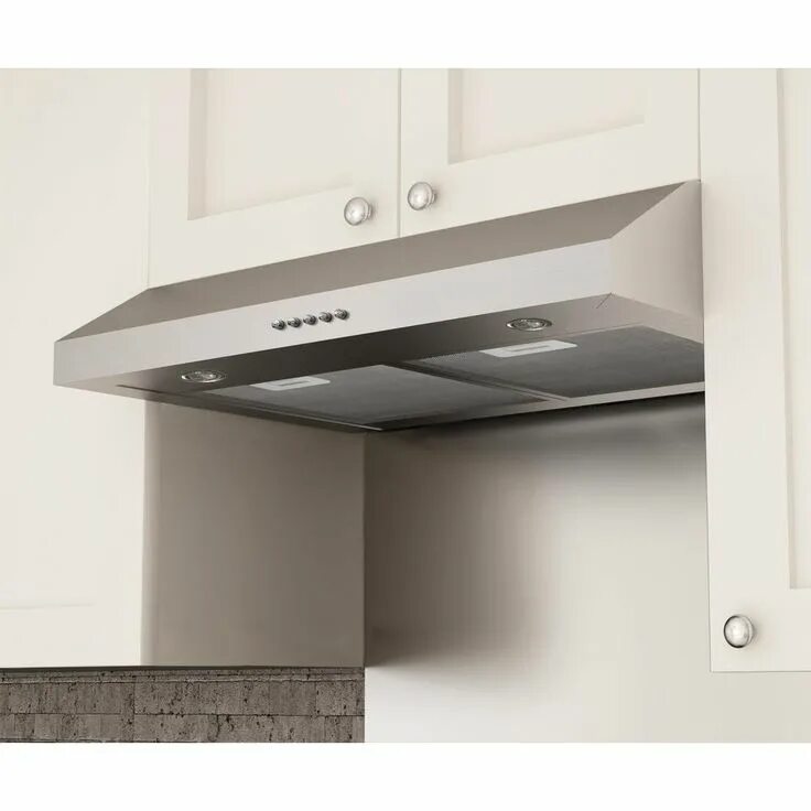 Кухонные вытяжки без подключения Ancona Slim SD330 30 in. Under-Cabinet Range Hood in Stainless Steel AN-1221 - T