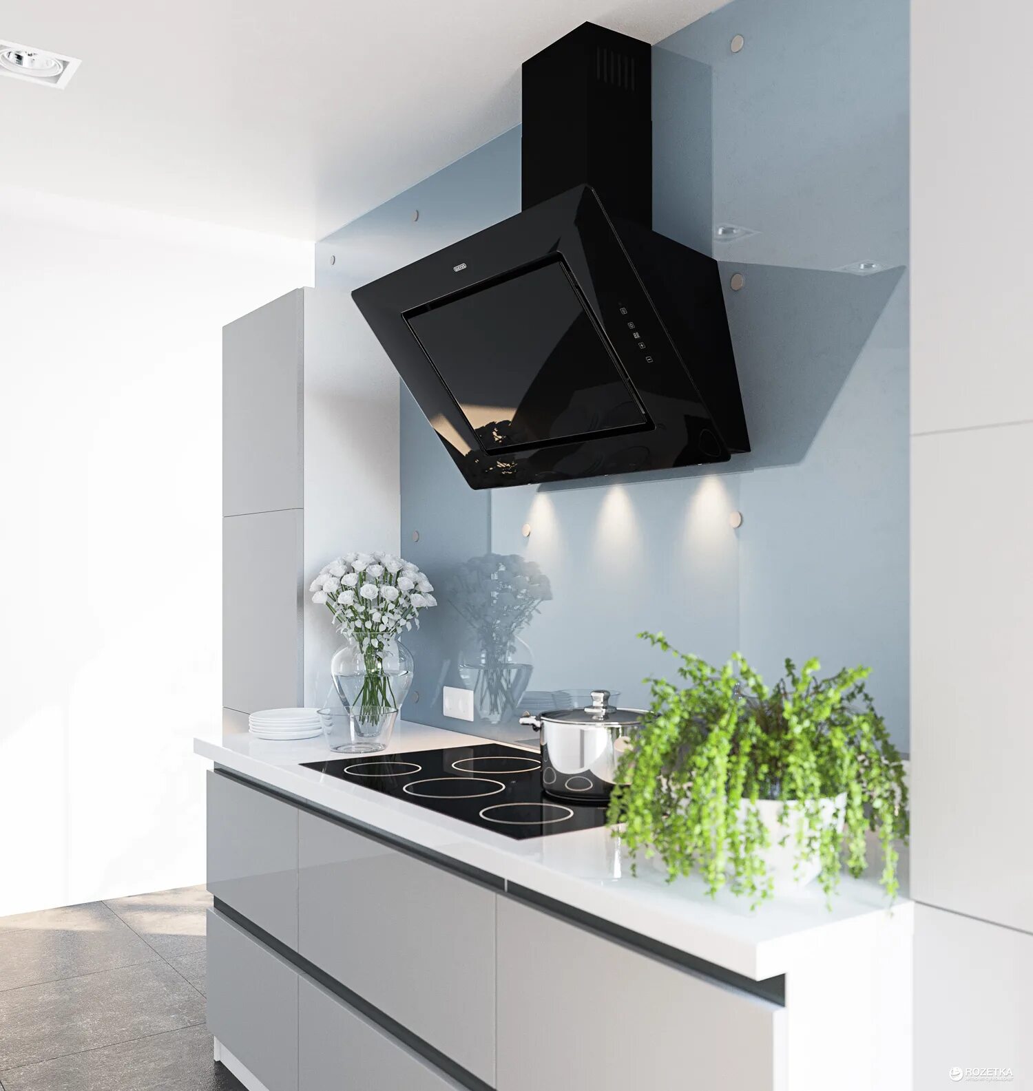 Кухонные вытяжки фото ELEYUS Venera A 1000 LED SMD 90 BL инструкция, характеристики, форум, поддержка