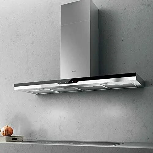 Кухонные вытяжки фото Вытяжка ELICA TOP SENSE IXBL/F/120 - купить в Москве ➤ Premium
