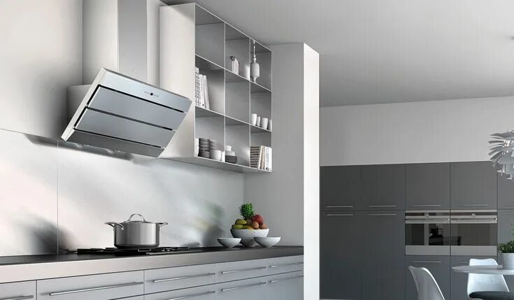 Кухонные вытяжки в интерьере Orizzonte Faber Range Hoods US and Canada Kitchen hood design, Kitchen hoods, Mo