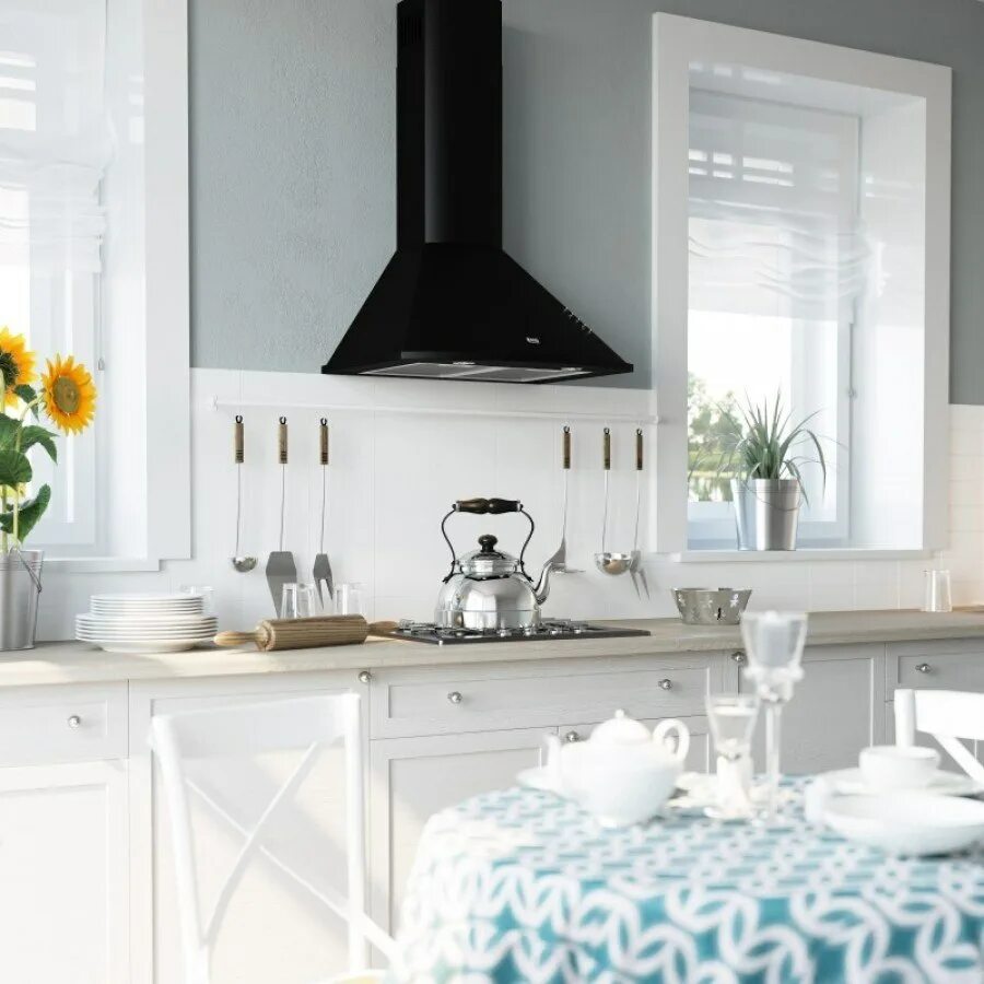 Кухонные вытяжки в интерьере кухни с трубой Вытяжка кухонная ZorG Technology Bora 1000 60 M черная купить в Минске, цена сни