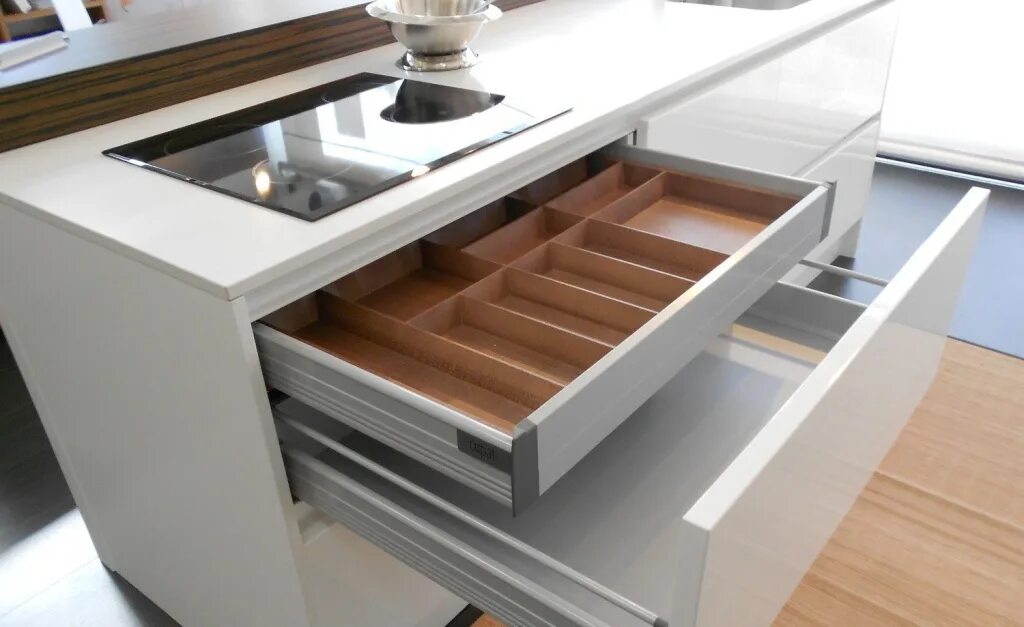 Кухонные ящики фото Основные виды механизмов для кухонных шкафов. Фурнитура