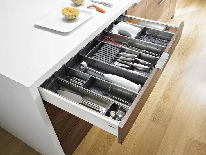 Кухонные ящики фото Kitchen Drawer Insert Design Ideas - Get Inspired by photos of Kitchen Drawer In