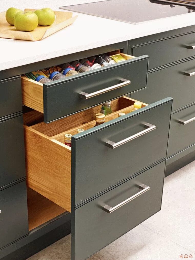 Кухонные ящики фото Фото кухонных ящиков