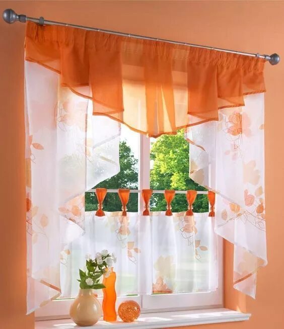Кухонные занавески короткие фото Шитье мое - выкройки, рукоделие. Запись со стены. Curtains, Curtain decor, Kitch