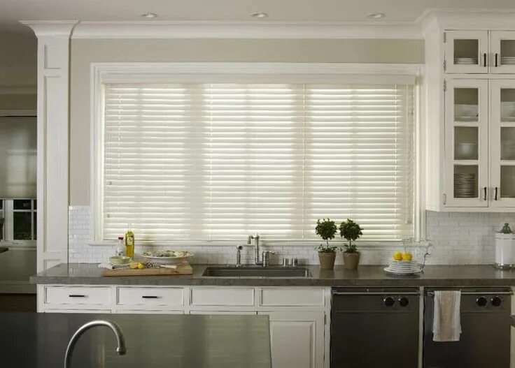 Кухонные жалюзи фото Faux Wood Blinds Wasatch Back - Window Blind Treatments Wood blinds, Faux wood b