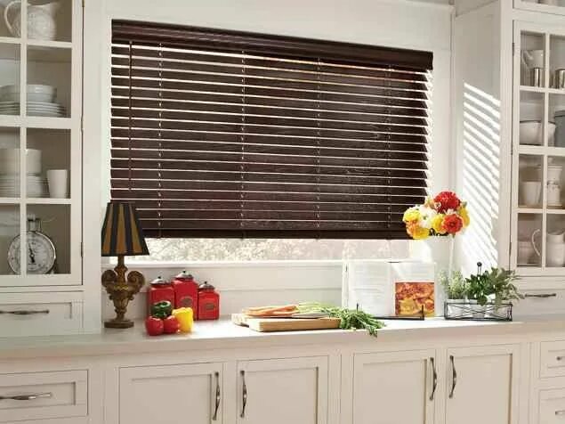 Кухонные жалюзи фото Buy Hunter Douglas Blinds at Dunk & Bright Furniture Co. in Syracuse, NY Faux wo