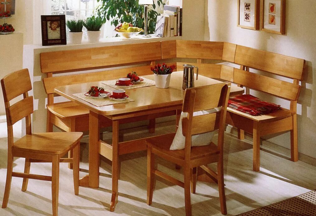 Кухонные зоны фото Кухонные уголки из дерева (55 фото): деревянные уголки из массива дуба и сосны д