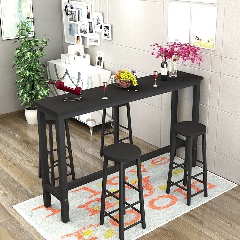 Кухонный барный стол фото Найдите стол для стола для настенного стола, простой бар, длинная гостиная, мале