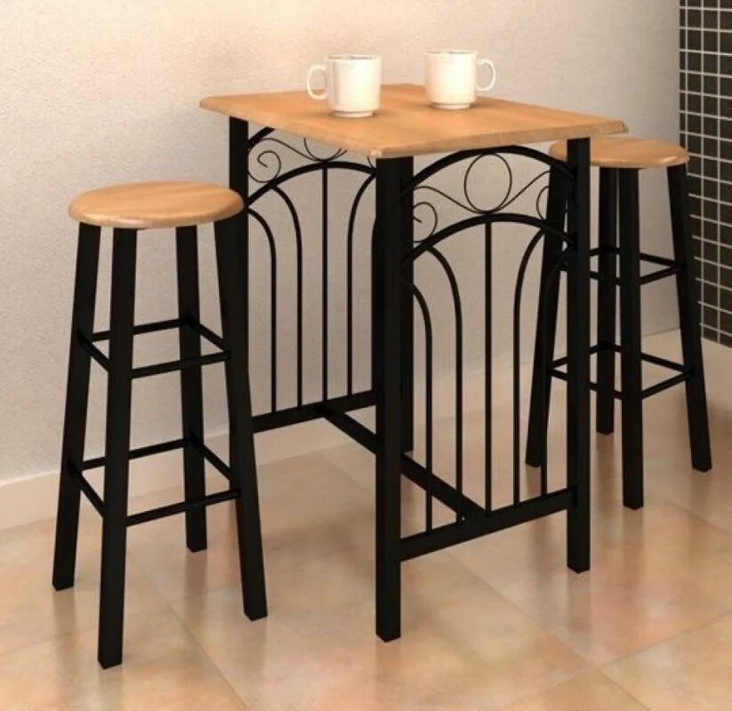 Кухонный барный стол фото 3 Piece Pub Table Set Kitchen bar table, Bar table, Bar table and stools