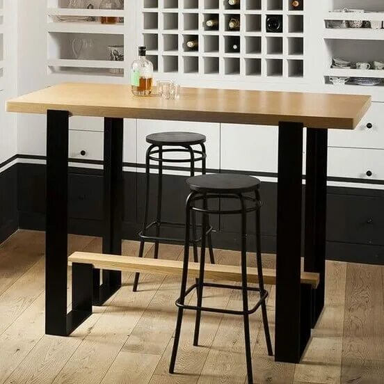 Кухонный барный стол фото Стол лофт № 155 - Точка пространства