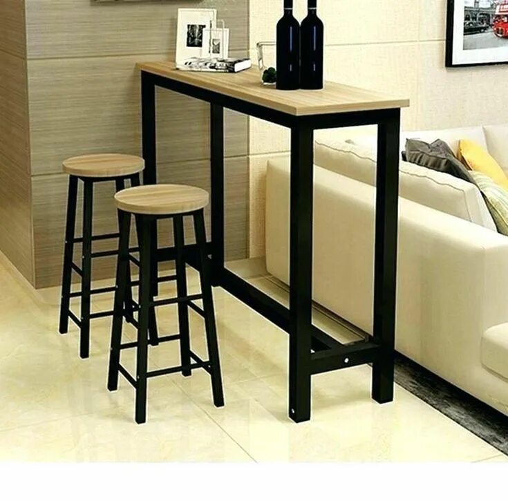 Кухонный барный стол фото Pin by John Kimani on Bar Table Bar table, Kitchen bar table, High top bar table