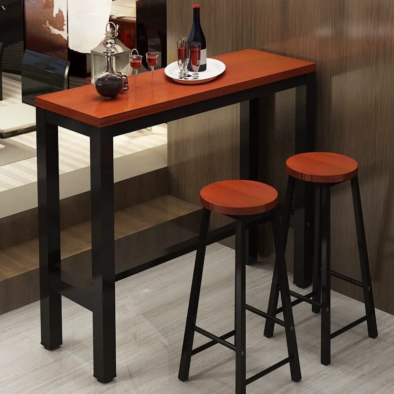 Кухонный барный стол фото Стол высокий барный на кухню - фото