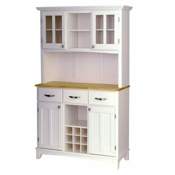 Кухонный буфет современный для кухни фото Farmhouse & Rustic Solid Wood China Cabinets Birch Lane