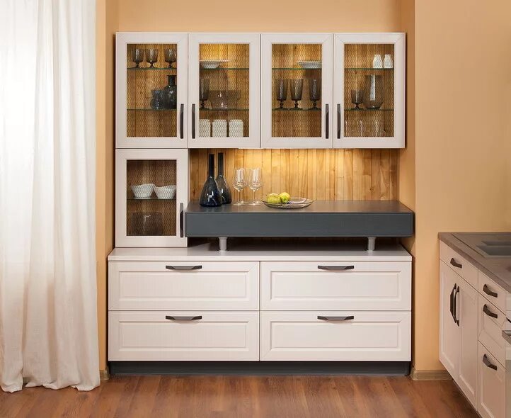 Кухонный буфет современный для кухни фото Буфет для кухни: виды, советы по выбору, фото. Как устроить стильный буфет для к