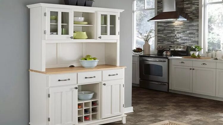 Кухонный буфет в интерьере Буфеты IKEA (27 фото): выбираем сервант и кухонные шкафы-витрины для посуды, бел