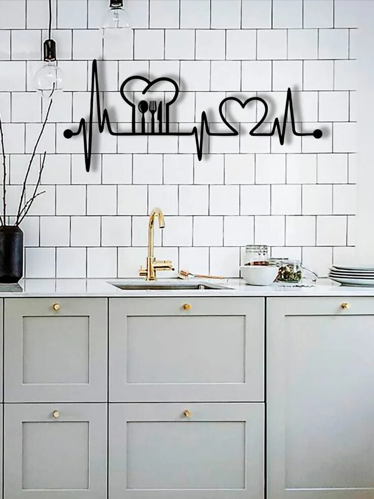 Кухонный декор на стену Kitchen wall signs, Chef's hat metal wall decor, Kitchen Metal Wall Decor, Kitch