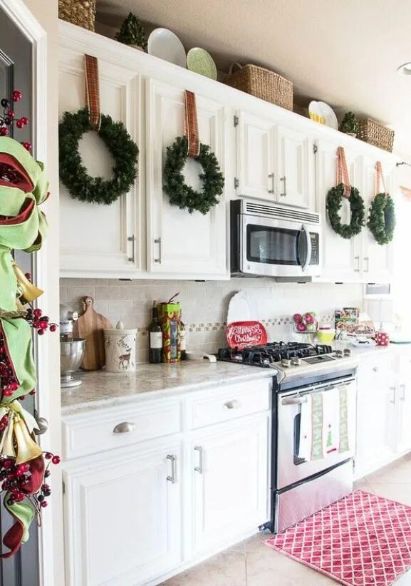 Кухонный декор своими руками Christmas Kitchen : 75+ Creative Kitchen Decorating Ideas for Christmas Christma