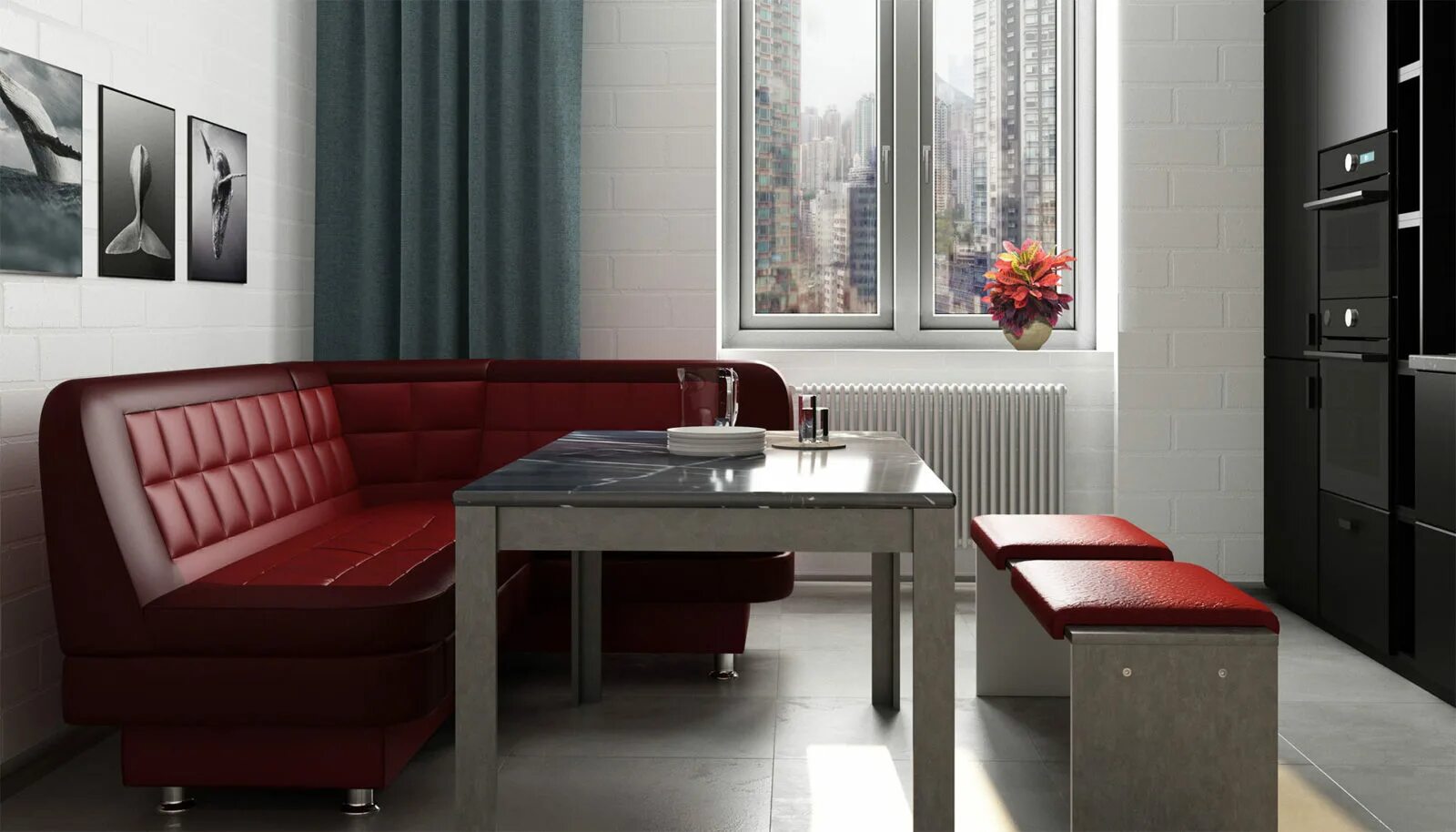 Кухонный диван в интерьере Кухонные уголки купить недорого в Санкт-Петербурге